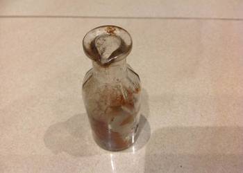 Mała Buteleczka Szklana Niemiecka Apteczna STARA