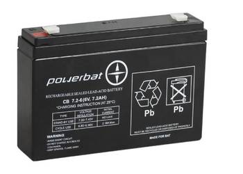 Akumulator żelowy 7,2Ah POWERBAT CB 7.2-6 6V