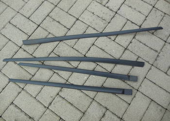 Czarne listwy ozdobne drzwi Punto II 5-D kpl 4 szt 60795394