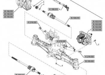 New Holland T6070 Zesp drazka kier pop 48050387