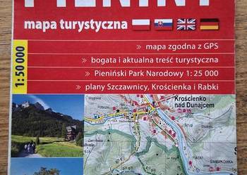 Gorce i Pieniny 1:50 000 mapa turystyczna euromapa
