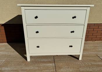 Komoda Hemnes Ikea z szufladami biała szafka bieliźniarka