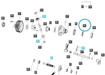 Pierścień segera Ø 62 / S810062001 / LS Tractor 40117823