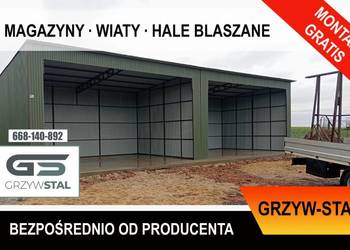 Garaż Blaszany - Garaże Blaszane - Wiata - Hala - Magazyn - GRZYWSTAL