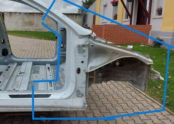 TESLA MODEL Y 2023r Ćwiartka podłużnica słupek próg przód prawy