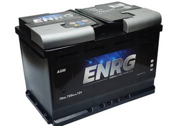 Akumulator ENRG 70Ah 720A AGM Start-Stop P+ Radomsko, Brzeźnicka 58