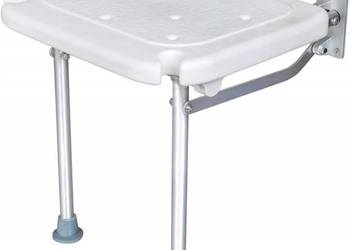 SIEDZISKO PRYSZNICOWE SKŁADANE POD PRYSZNIC MONTAŻU ŚCIANIE 130KG STOŁEK
