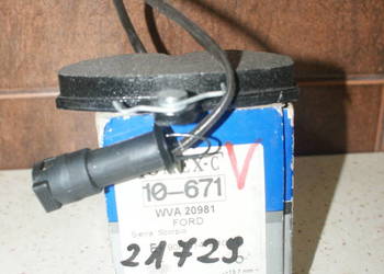 10-671 - TOMEX brakes - KLOCKI HAMULC. FORD SCORPIO TYŁ