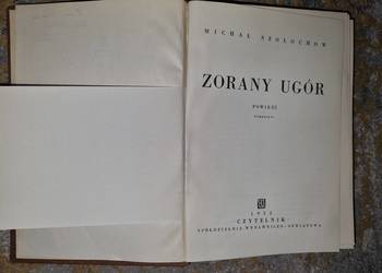 Zaorany ugór Powieść 1952 Michał Szołochow