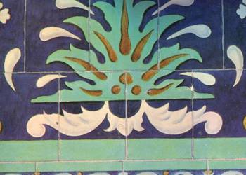 Russian ornamental tiles 15th - 19th centuries - Maslikh