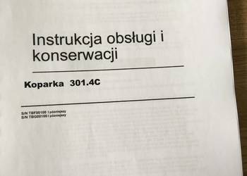 dtr instrukcja obsługi koparka caterpillar 301.4c i inne