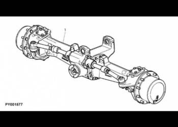 John Deere 7530 Premium - Oś przednia AL170961
