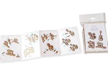 U-Fidgety Kreatywność mechaniczne zabawki do składania 4 szt. UGEARS ANMUR