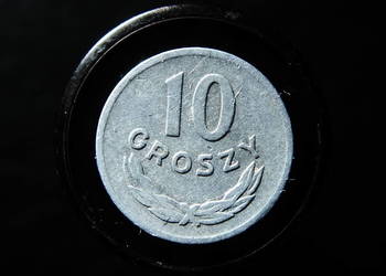 Moneta obiegowa 10 groszy z 1966 r