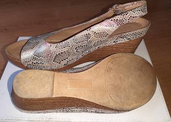Sandały buty na koturnie skóra Lasocki r.40
