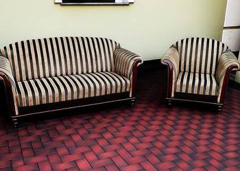 Zestaw wypoczynkowy sofa + fotel
