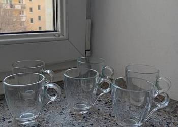 7 nowych filiżanek szklanych