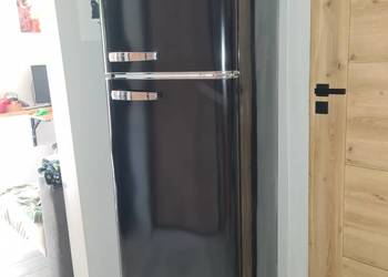 Retro lodówka Klarstein chlodziarko-zamrażalka 172cm 250l czarna