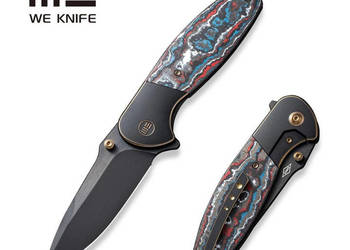 Nóż składany WE Knife Nitro OG Black Titanium/Nebula Fat Carbon, Black Sto…