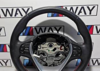 BMW F20 F30 F34 KIEROWNICA MULTIFUNKCJA SKÓRA ORYGINAŁ KOMPLETNA 6256015
