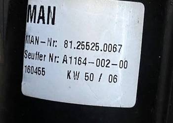 Przełącznik Blokady Mostu Man TGM TGA TGS 81255250067 Przełącznik Blokady Mostu Man TGM TGA TGS 81255250067