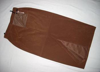 BARISAL długa spódnica Ołówkowa karmelowa 36 38