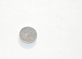 Stara moneta 5 groszy Polska 1967 antyk zabytek kolekcjoners