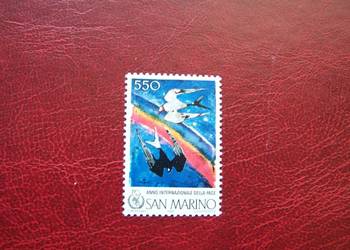 San Marino 1986 MNH Mi. 1344 Światowy Rok Pokoju