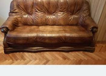 Skórzana kanapa 3 osobowa