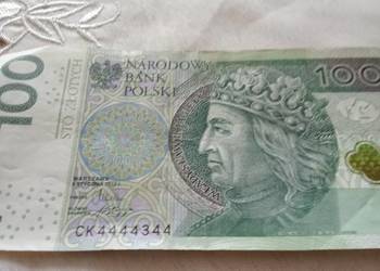 Banknot 100zl CK4444344