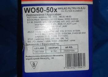 wkład filtru oleju Wo50-50x Wp11