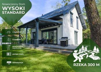 Czerwona Wola|Nowoczesny|dom|nad rzeką|las|prywatność