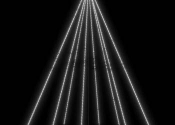 vidaXL Choinka LED do wewnątrz na zewnątrz 1300 diod LED Zimna (SKU:328761)