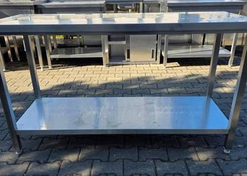 Stół Gastro Centralny Z Półką - 150/60/85 cm - M.1479 N