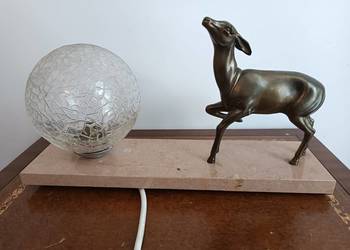 Lampa Art Deco marmur