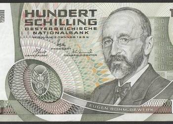 Austria 100 schilling 1984 - stan 1/2