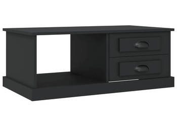 Stolik kawowy czarny 90x50x35 cm materiał drewnopochodny WM-816241