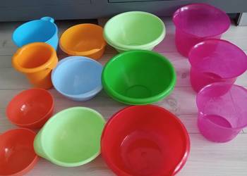 Zestaw misek plastikowych