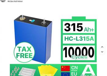 Klasa A Envision AESC 3,2 V 315 Ah HC-L315 A Akumulatory litowo-jonowe