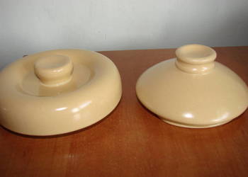 Bolesławiec ceramika PRL pokrywka