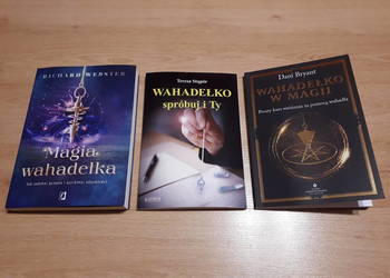 Książki - temat: wahadełko, magia, dla początkujących / komplet - 3 sztuki