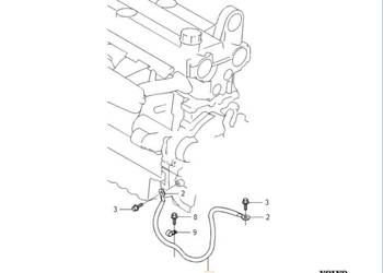 VOLVO przewód masowy minus 540mm  XC90