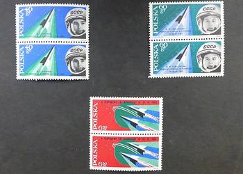 Polskie znaczki : Fi 1286-1288 ** Wizyta w Polsce kosmonautów radzieckich