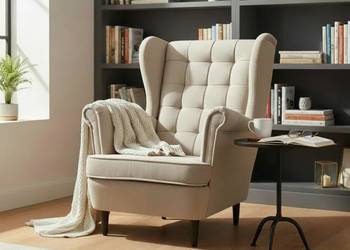 Fotel Uszak Skandynawski, Różne Kolory, Dostawa 0zł!