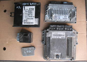 zestaw startowy 2,0dci renault espace IV komputer
