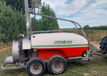 Opryskiwacz sadowniczy Induma Turbo Twin 1500L tandem Elektrozawory Kolumna