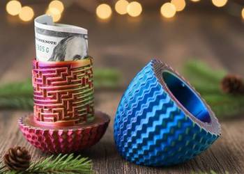 Puzzle Jajko na Pieniądze – Kreatywne Opakowanie Prezentowe | Labirynt 3D |