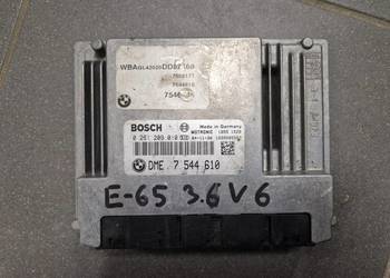 BMW E63 E64 E65 3,6 V6 MODUŁ STEROWNIK SILNIKA 7544610 4.4 V8
