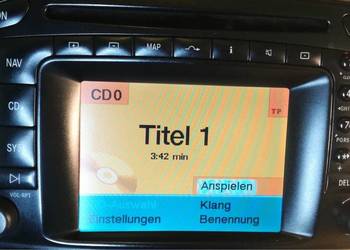 Radio Nawigacja Mercedes PL Menu Europa W203 W209 Clk W 463 Vito Viano
