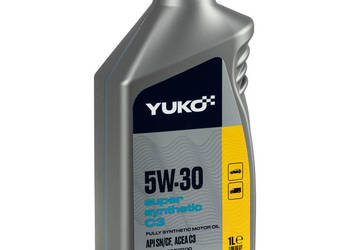 Olej silinkowy YUKO 5W-30 Super Syntetic C3 1L